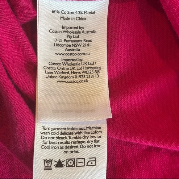 EDDIE BAUER Women’s 3/4 Sleeve Pink Casual Top with Neckline Detail Size Medium - Picture 10 of 12